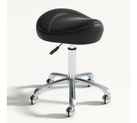 JAVPTAV Chaise de Selle, Tabouret de Selle pivotant et Ergonomique, Chaise Dentaire, Tabouret de beauté, Hauteur réglable for Dentiste, Salon, Massage, Bureau(A5)