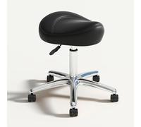 JAVPTAV Chaise de Selle, Tabouret de Selle pivotant et Ergonomique, Chaise Dentaire, Tabouret de beauté, Hauteur réglable for Dentiste, Salon, Massage, Bureau(A1)