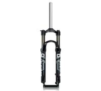 JAVPTAV Fourche à Suspension à Ressort for VTT 26/27,5/29 Pouces, Frein à Disque, débattement de la Fourche Avant 100 mm, Pivot Droit 1 1/8", sans Filetage, Verrouillage Rapide 9 mm(29'')