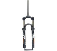JAVPTAV Fourche Avant de vélo à Suspension de 24 Pouces, Frein à Disque/V, Fourche de VTT mécanique, Fourche à Suspension de 1 1/8", débattement de 100 mm(Black Orange)