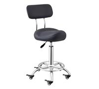JAVPTAV Tabouret Selle avec Dossier et Repose-Pieds for Cabinet Dentaire et Cabinet, Hauteur réglable de 50 à 70 cm, for Un Confort Optimal et Une Bonne santé.