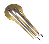 Jaw Harp Instrument - 10cm Aluminum Alloy Mouth Instrument, Hand Percussion Beginner Tool | Ethnic Sound Musical Piece For Home, School, Classroom Performance, Travel And Camping Use