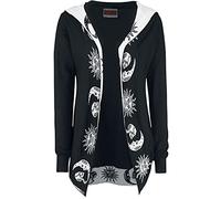 Jawbreaker Cardigan Moonstone Femme Gilets & Ponchos noir/blanc XXL