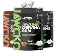 JAWCKO Lot de 3 gommes à mâcher ultra résistantes | Obtenez une mâchoire plus forte et plus carrée | Dureté 15X | Gomme dure d'entraînement de la mâchoire | Ciseau, sculpter, tonifier votre mâchoire |