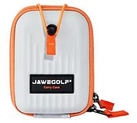 JAWEGOLF Étui de transport rigide en EVA compatible avec Bushnell TourX V2 V3 V4 V5 Pro X2 Pro XE et Garmin Z80 Z82 (argenté, blanc, taille L)
