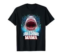 Jawesome Maman Mère Famille Grand Requin Blanc T-Shirt