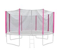 Jawinio Filet de sécurité pour trampoline - Accessoires de rechange - 12 FT/366 cm - Rose