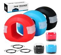 Jawline Trainer Kit d'entraînement de mâchoire en silicone sans BAP, double menton, tonique pour un entraînement efficace de la mâchoire et le renforcement musculaire - Cadeau de fitness et de sport