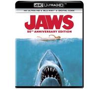 Jaws (50th Anniversary Edition) [Ultra Hd] With Blu-Ray, 4k Mastering, Anniversary Ed, Digital Copy, Dolby, Digital Theater System, Dubbed, Subtitled, Ac-3/Dolby Digital