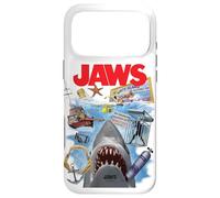 Jaws 50th Anniversary Poster Amity Island Collage 2-Sided Coque pour iPhone 17 Pro Max