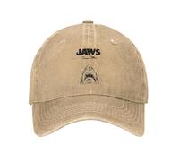 Jaws 50th Anniversary Poster Baseball Cap Vintage Distressed Denim Washed Shark Sketch Snapback Cap Hommes Femmes Outdoor Gift Hat