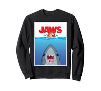 Jaws 50th Anniversary Poster Cartoon Style Front & Back Sweatshirt