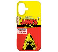Jaws 50th Anniversary Poster Comic Book Style Front & Back Coque pour iPhone 17