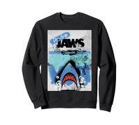 Jaws 50th Anniversary Poster Da-Dum Graffiti Style 2-Sided Sweatshirt