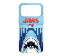 Jaws 50th Anniversary Poster Drip Art Front & Back Coque pour iPhone 17 Pro Max