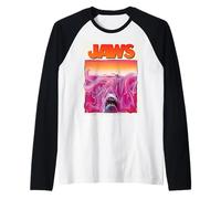 Jaws 50th Anniversary Poster Psychedelic Terror 2-Sided Manche Raglan