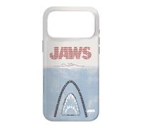 Jaws 50th Anniversary Poster Text Art Style Front & Back Coque pour iPhone 17 Pro Max