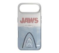 Jaws 50th Anniversary Poster Text Art Style Front & Back Coque pour iPhone Air
