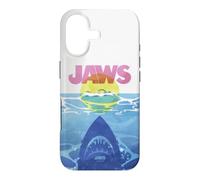 Jaws 50th Anniversary Poster Transparent Style 2-Sided Coque pour iPhone 17