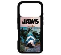 Jaws 50th Anniversary Poster Tropical Island Front & Back Coque pour iPhone 17 Pro