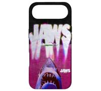 Jaws 50th Anniversary Poster VHS Style Front & Back Coque pour iPhone Air
