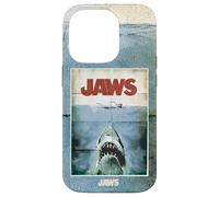 Jaws 50th Anniversary Poster Vintage Style Front & Back Coque pour iPhone 14 Pro