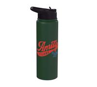 Jaws Amity Island Family Trip 2027 Front & Back Stainless Steel Insulated Water Bottle