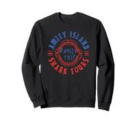 Jaws Amity Island Family Trip 2028 Shark Tours Sweatshirt