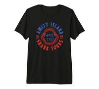 Jaws Amity Island Family Trip Shark Tours T-Shirt Haut de Gamme