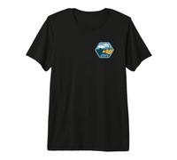 Jaws Amity Island Orca Boat Pocket Hit T-Shirt Haut de Gamme