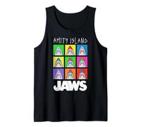 Jaws Amity Island Pop Art Sharks Débardeur