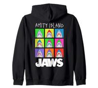 Jaws Amity Island Pop Art Sharks Sweat à Capuche