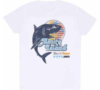 Jaws - "Amity Island Tours" T-shirt homme/femme unie HE1576 (XL) (Blanc)