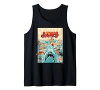 Jaws Beach a fermé Amity Island 1975 Classic Shark Débardeur
