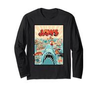 Jaws Beach a fermé Amity Island 1975 Classic Shark Manche Longue