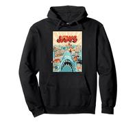 Jaws Beach a fermé Amity Island 1975 Classic Shark Sweat à Capuche