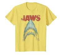 Jaws Classic Movie Poster Close-Up T-Shirt, Enfant, Citron, 3 Ans