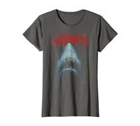 Jaws Classic Movie Poster Close-Up T-Shirt, Femme, Asphalte, 3XL
