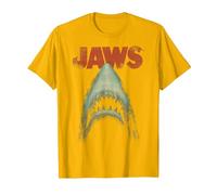 Jaws Classic Movie Poster Close-Up T-Shirt, Homme, Doré Vif, L