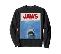 Jaws Classic Retro Shark Attack Poster Sweatshirt