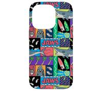 Jaws Color Block All Over Print Coque pour iPhone 14 Pro