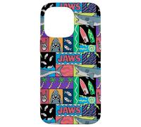 Jaws Color Block All Over Print Coque pour iPhone 14 Pro Max
