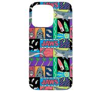 Jaws Color Block All Over Print Coque pour iPhone 15 Pro Max