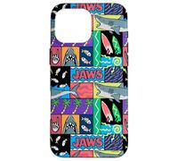 Jaws Color Block All Over Print Coque pour iPhone 16 Pro Max