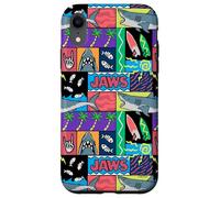 Jaws Color Block All Over Print Coque pour iPhone XR