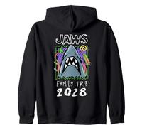 Jaws Family Trip 2028 Shark Escape Doodle Sweat à Capuche