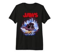 Jaws Mouth View of Orca Poster Style T-Shirt Haut de Gamme