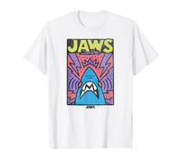 Jaws Neon Poster T-Shirt