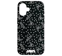 Jaws Shark Bones All Over Print Coque pour iPhone 16
