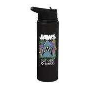 Jaws Sun Surf & Sharks Stainless Steel Insulated Water Bottle